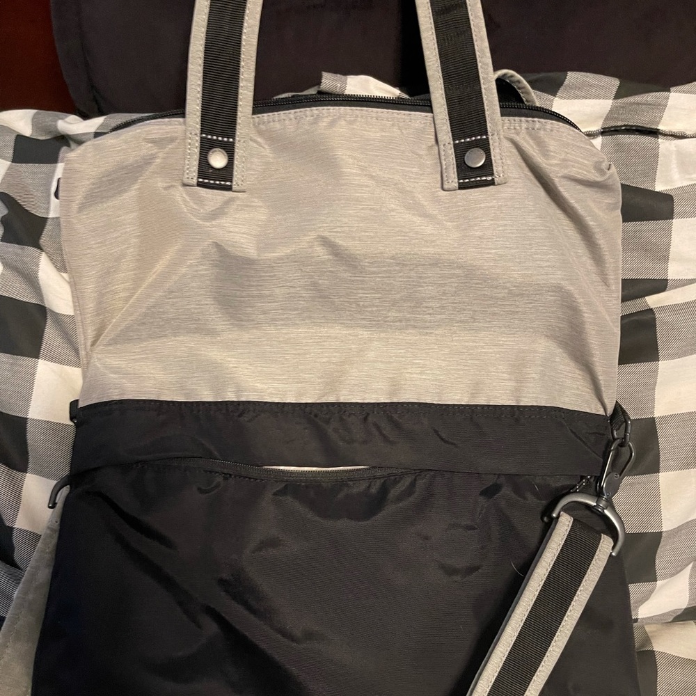 Two toned Eddie Bauer nylon bag. Barely used.
